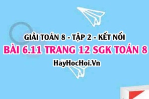 Bài 6.11 trang 12 Toán 8 Tập 2 Kết nối tri thức: Hai phân thức bằng nhau